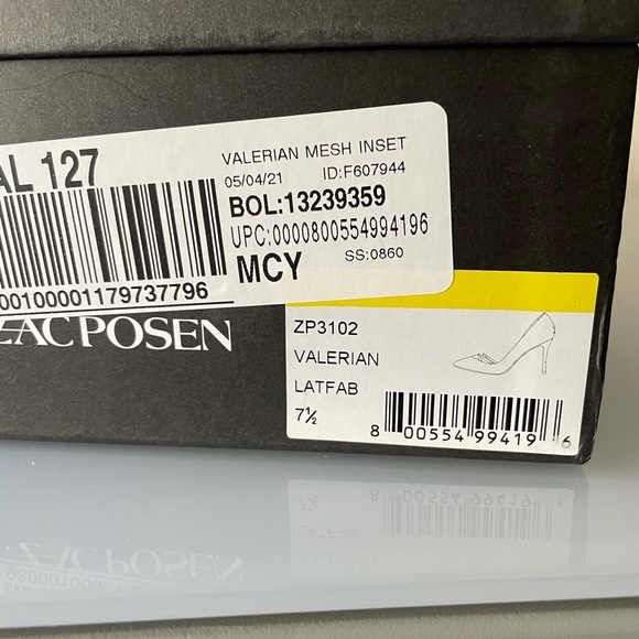 ZAC Zac POSEN “Valerian” Mesh Inset Pumps- Latte - Picture 14 of 14